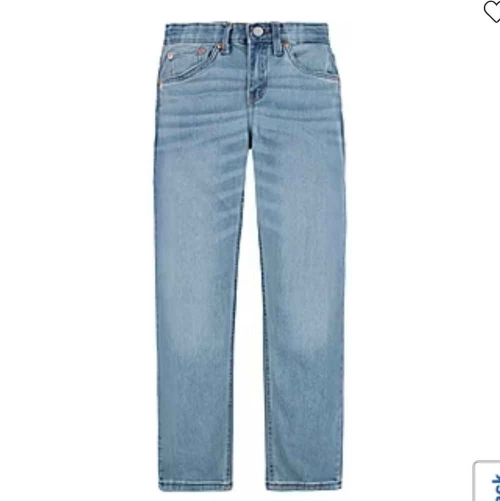 Boys Levi's Blue Performance 514 Straight Jeans Size 14